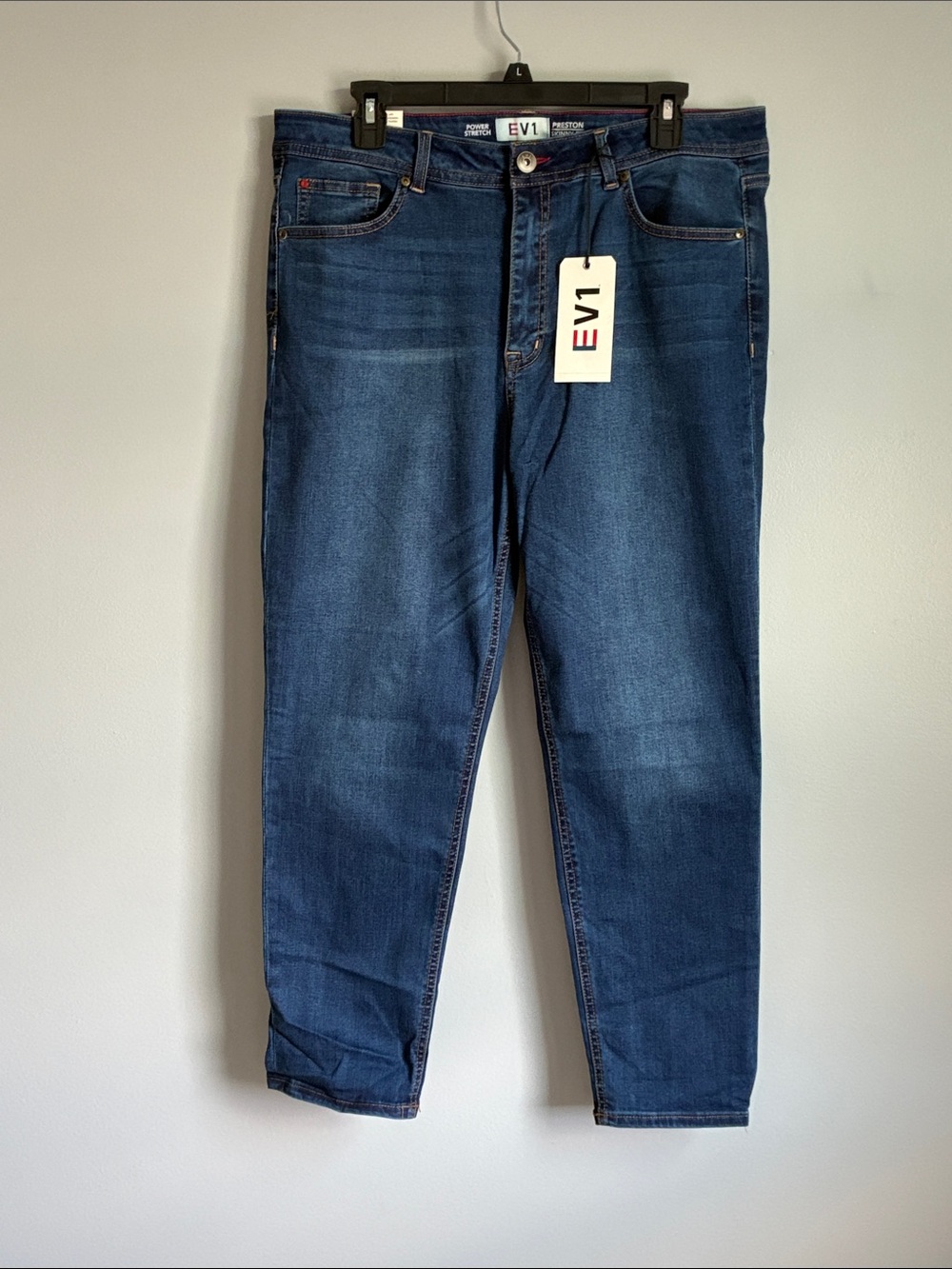 EV1 High-Rise Skinny Jeans in Dark Blue